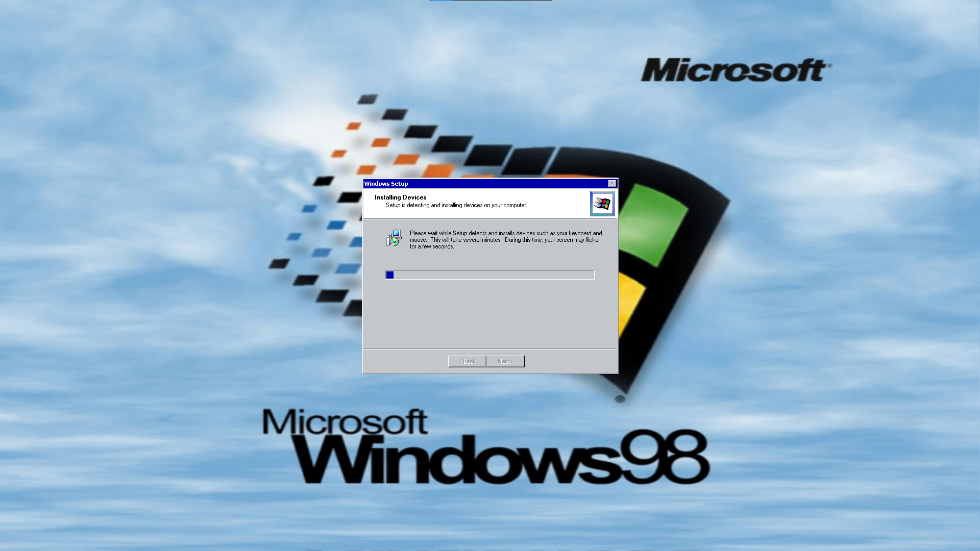Screenshot windows 98 Update